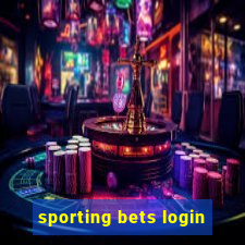 sporting bets login